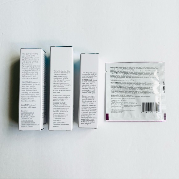 Lancer Skincare Sample Bundle 4 pcs New - Picture 3 of 4